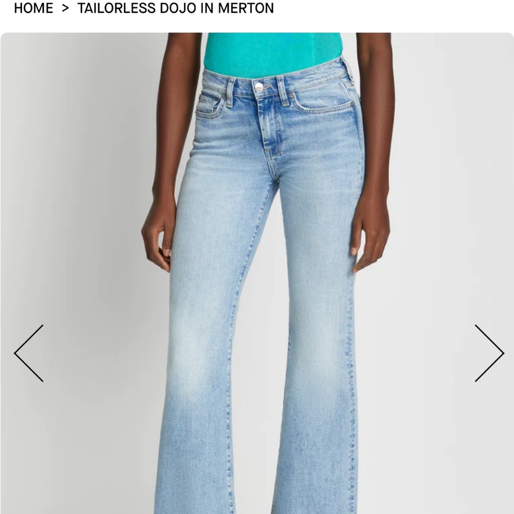 7 For all mankind Tailorless Dojo jeans. Brand new with tags.